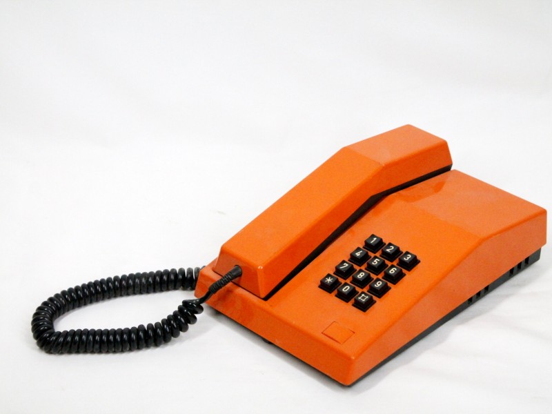 Retro Oranje (Wand)telefoon RTT (Art. 4434)